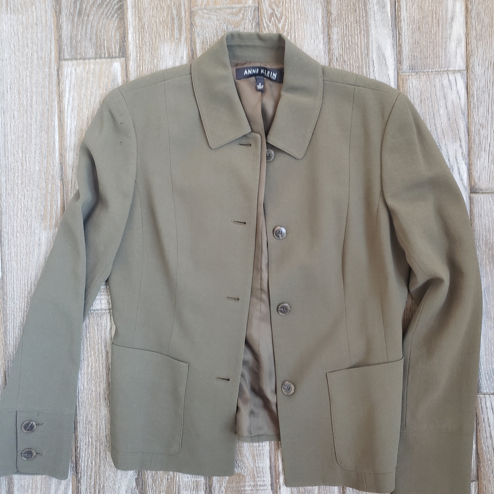 Anne Klein Khaki Women's Blazer